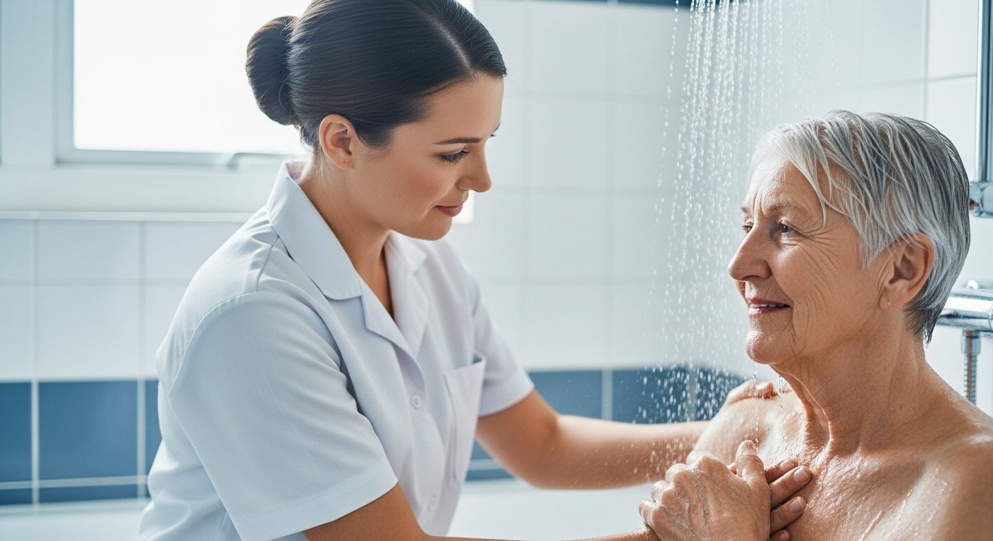 Bathing and showering support