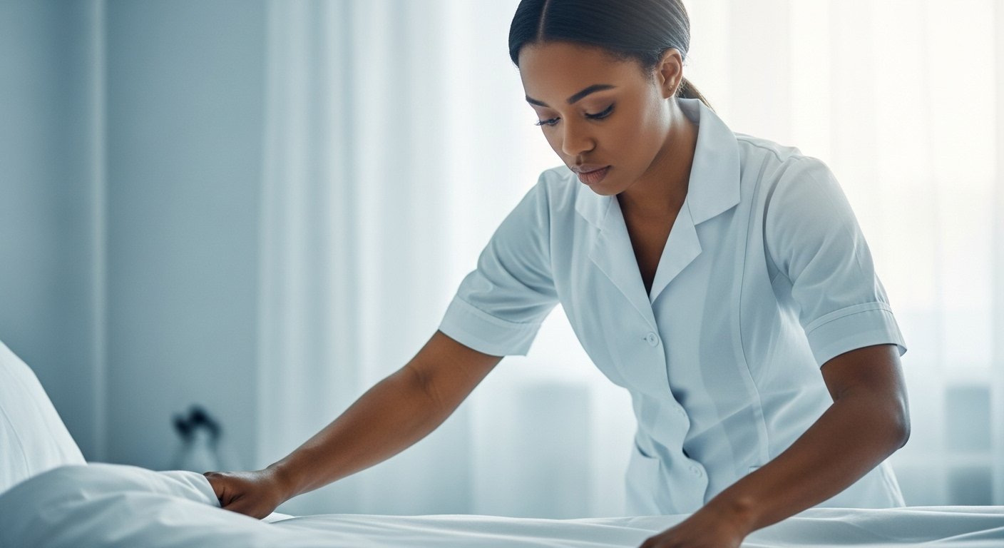 Changing bed linens