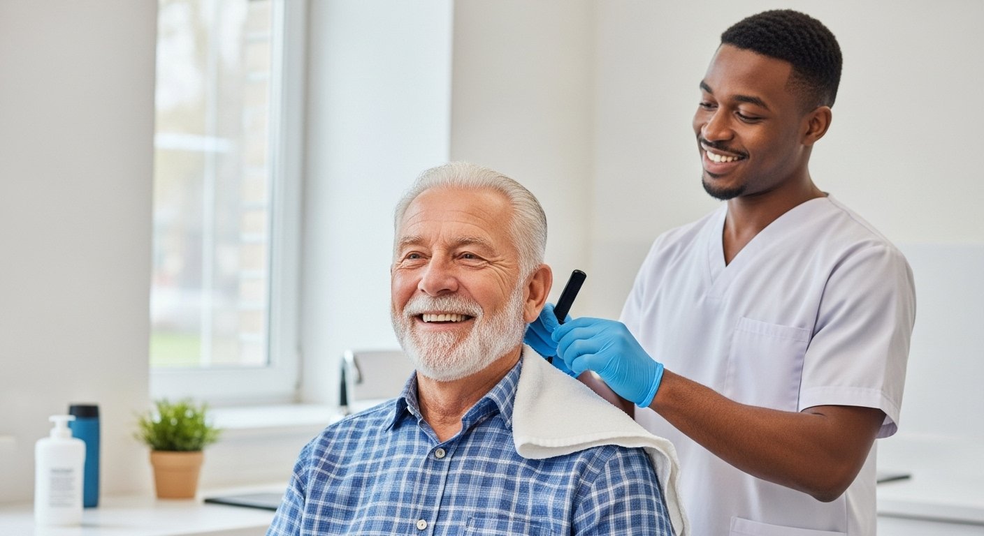 Dressing and grooming assistance